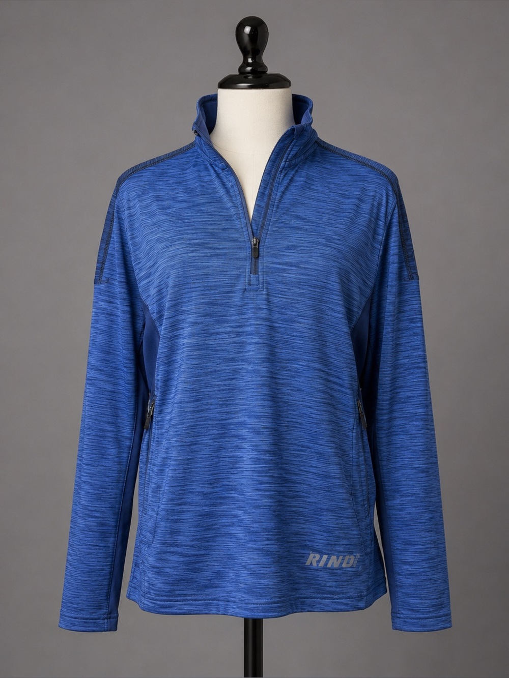Elevate Sport 2XL Blue Half Zip Pullover